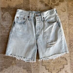 Levi's High Rise Denim Shorts